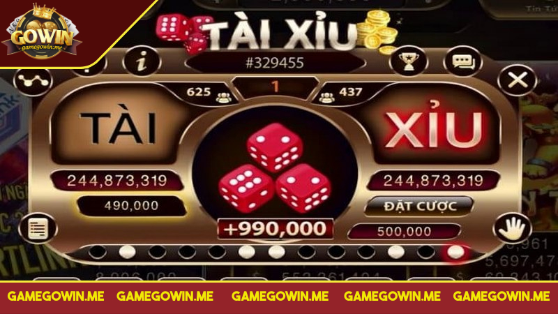 Tài xỉu Gowin là một game hấp dẫn